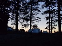 Abendstimmung am Campground